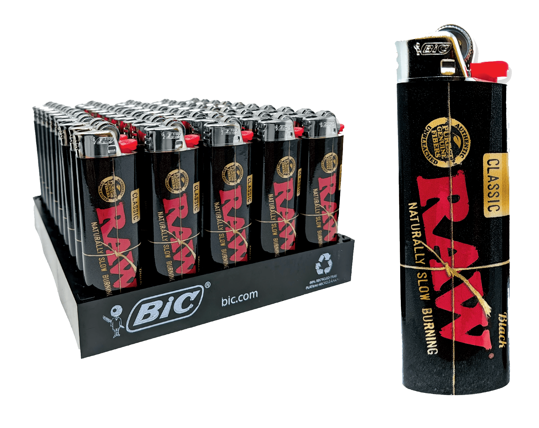 Large BIC lighter Raw Design