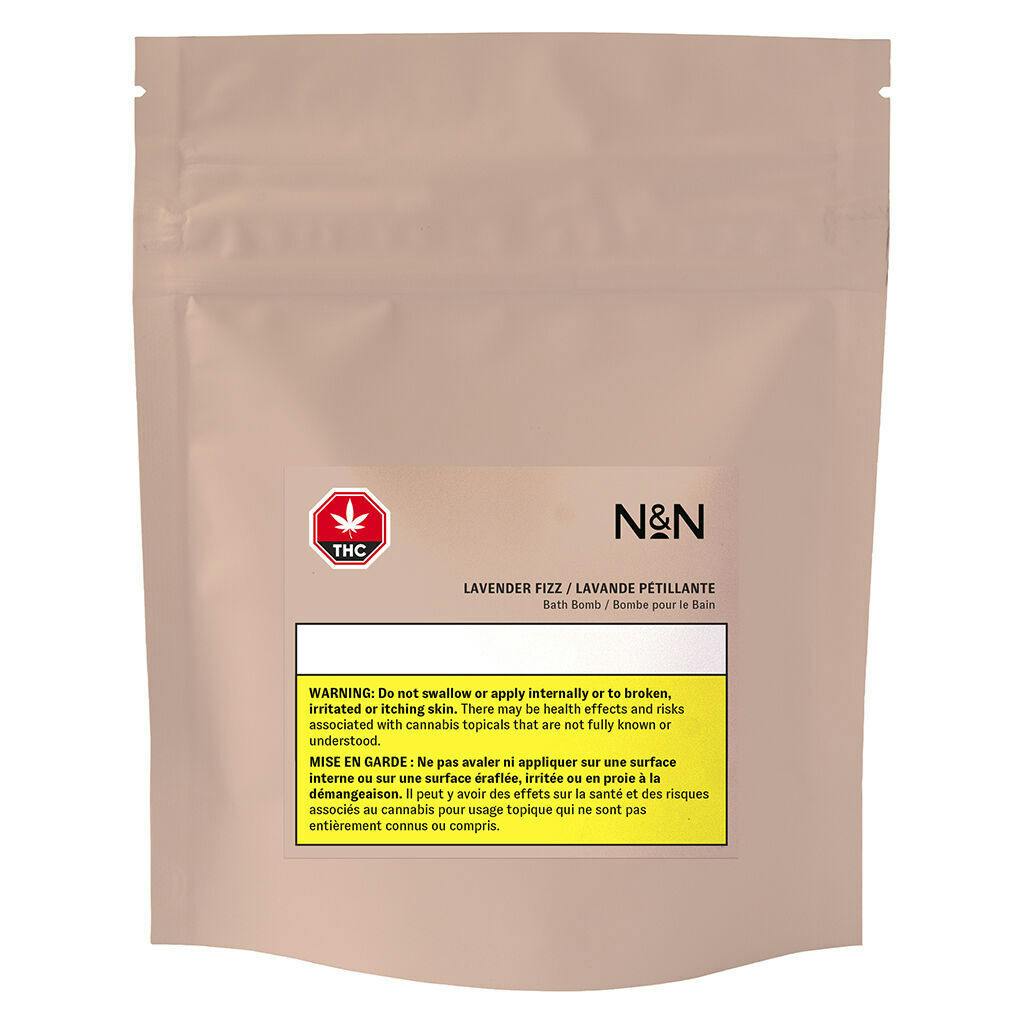 Noon & Night - Lavender Fizz Bath Bomb - Hybrid - 85g