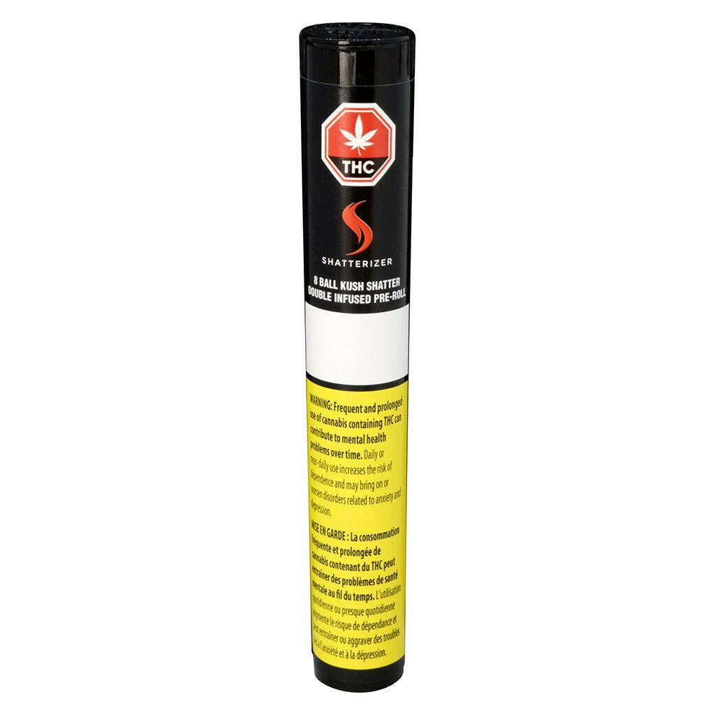 8 Ball Kush Shatter Double Infused Pre-roll 1x1g Shatter