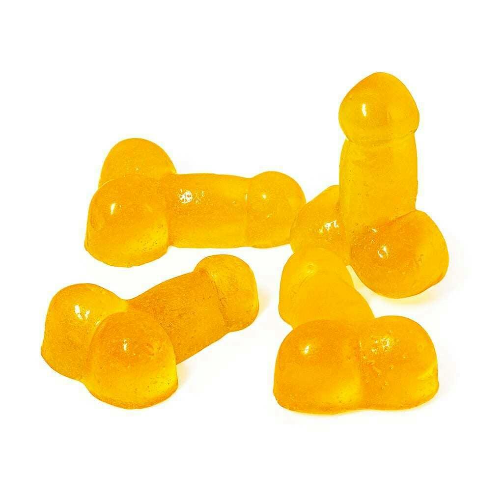 Happy Ending Vanilla Cream Hard Penises 4 Pack Hard Edibles