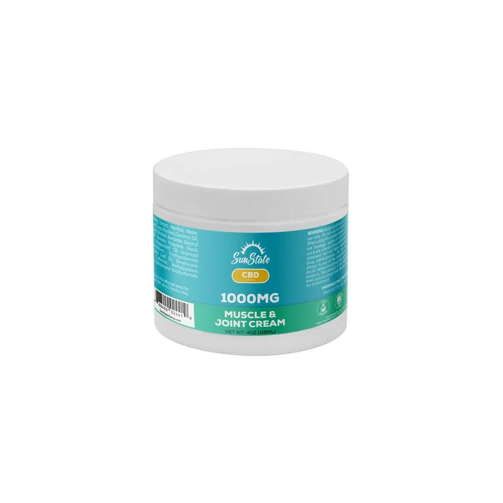 Sunstate | Intense Relief Muscle & Joint Cream | 4Oz |1000Mg CBD at Toke Lane Cannabis Dispensary - Buffalo