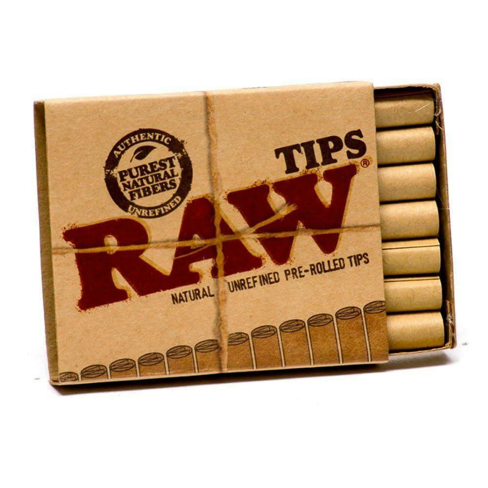 Raw | Pre-Rolled Tips Display (21Pk)