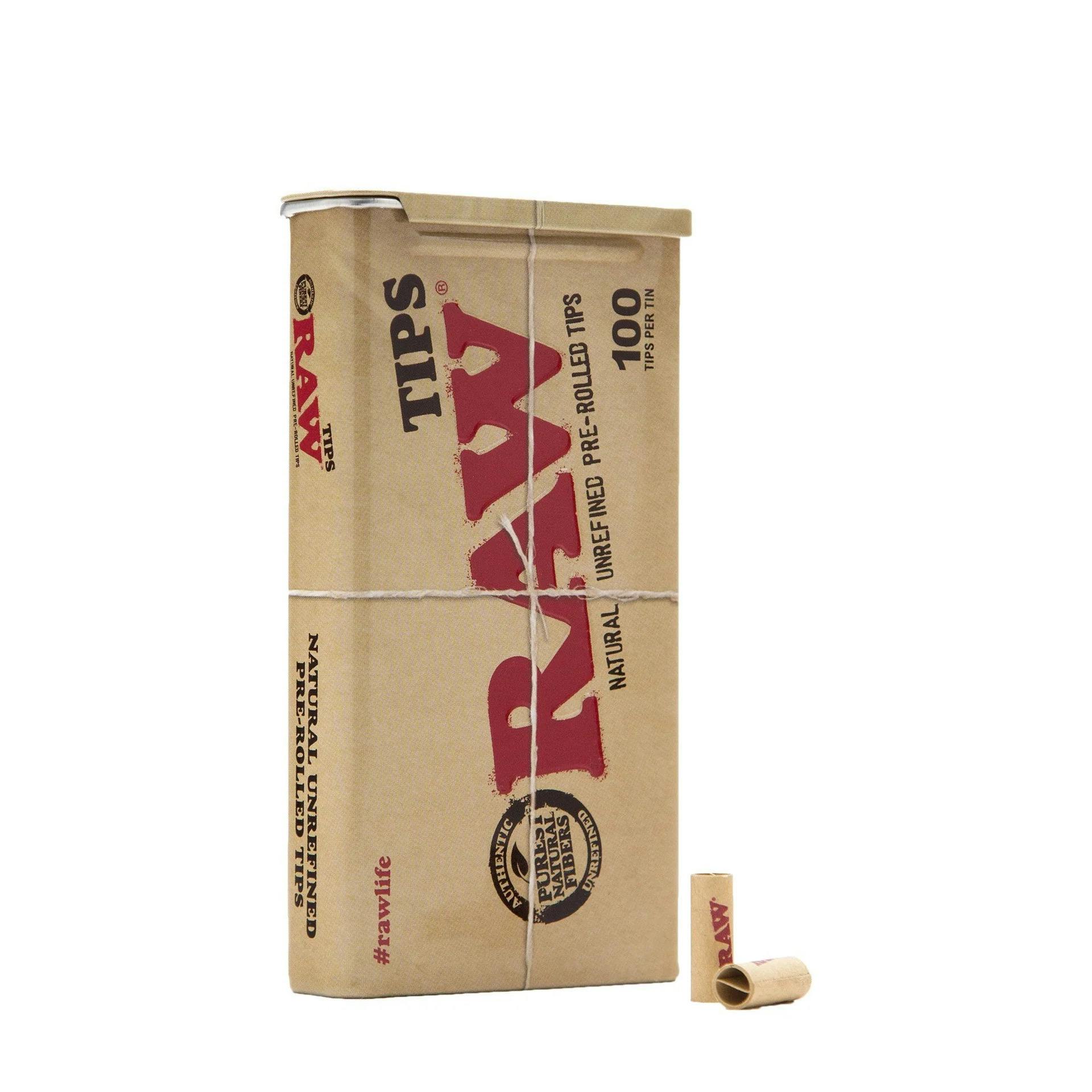 Raw | Tips Tin Display - (100Pk)