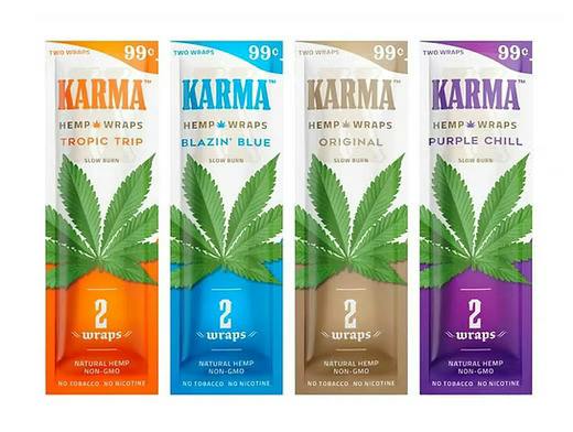 Karma Hemp Wraps| Blazin Blue at Toke Lane Cannabis Dispensary - Buffalo