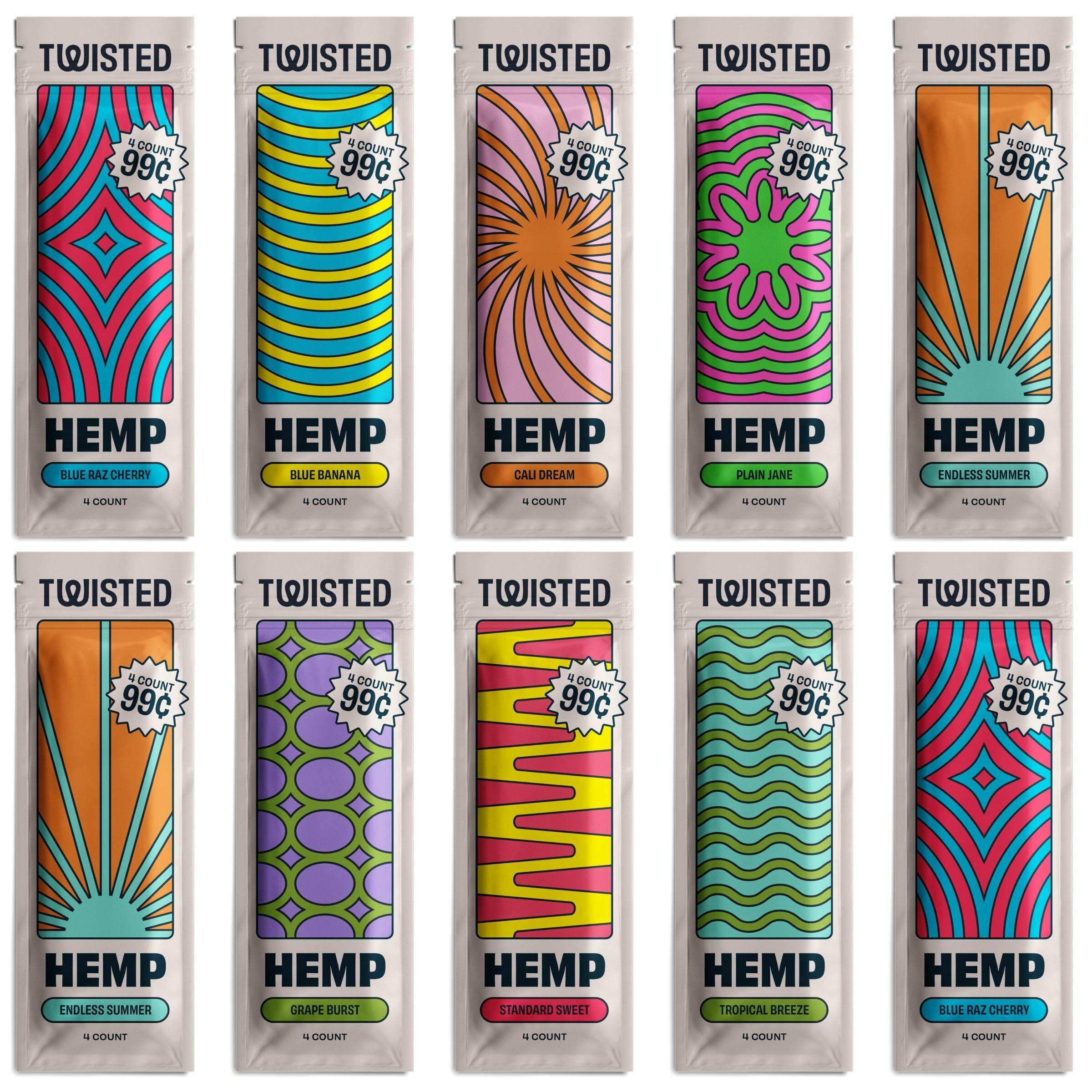Twisted Hemp Wraps| California Dream at Toke Lane Cannabis Dispensary - Buffalo