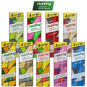 Natty Organic Hemp Wraps| 4pk| Goji Berry at Toke Lane Cannabis Dispensary - Buffalo