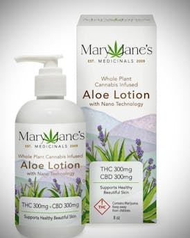 Mary Jane's Medicinals-Aloe Lotion-8oz-1:1 CBD THC
