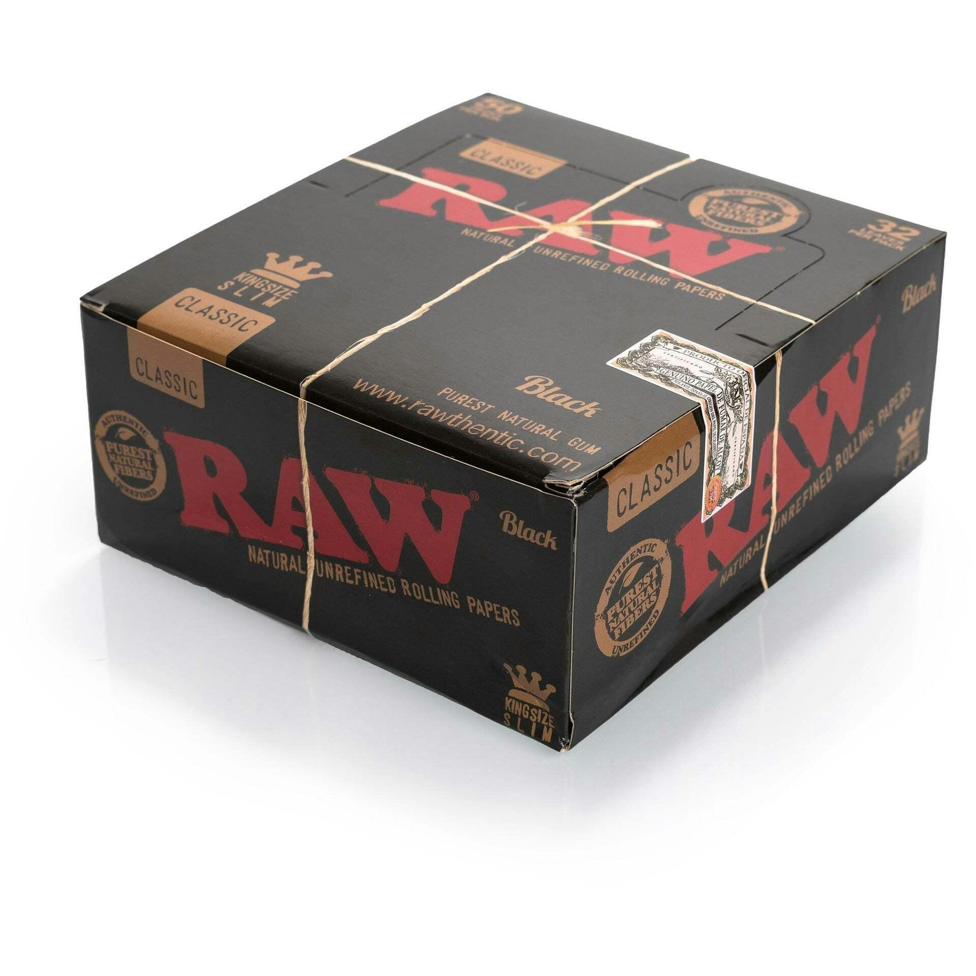 RAW Black King Size pack of 32