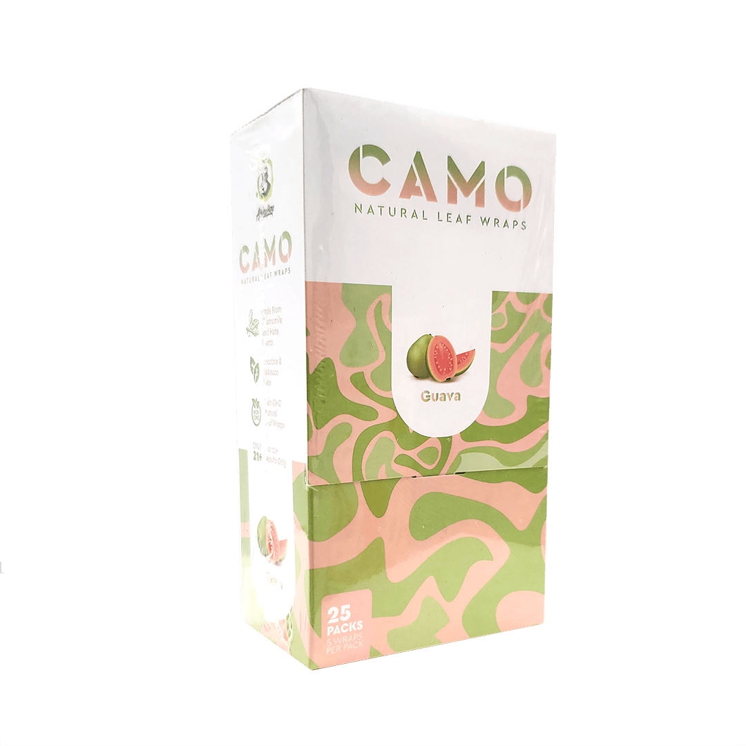 CAMO Natural Leaf Wraps Guava pack of 5