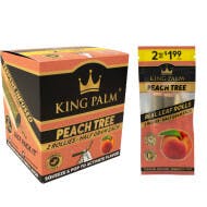 King Palm Peach Tree 2 Pack
