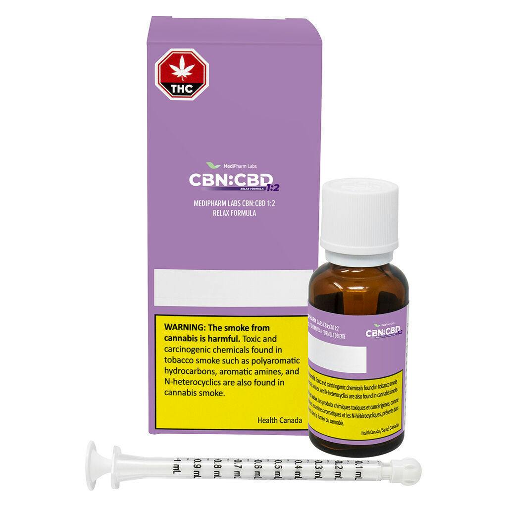 MediPharm Labs - CBN:CBD 1:2 Relax Formula - Blend - 30ml