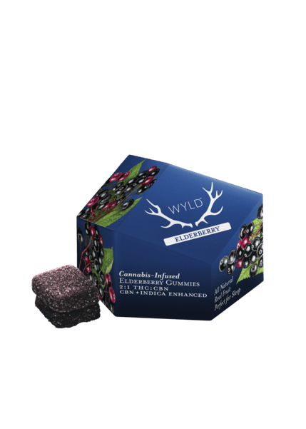 KB - WYLD: CBN GUMMY - 2:1 ELDERBERRY - 150MG