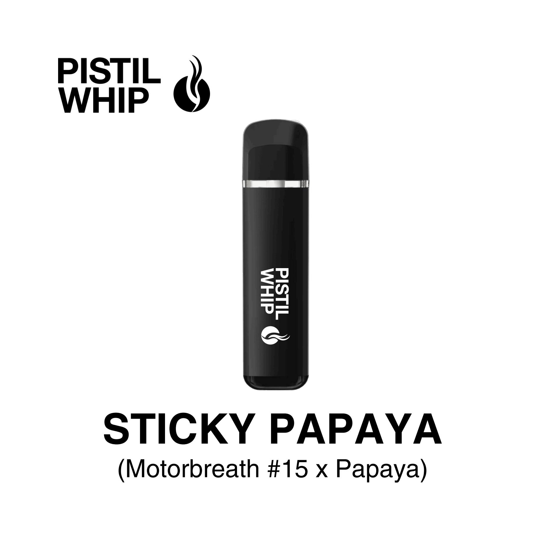 PISTIL WHIP - ROSIN ALL IN ONE - STICKY PAPAYA - 0.5G