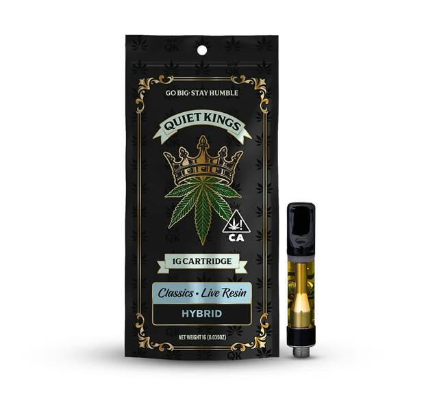 Quiet Kings - Live Resin Vape Cartridge - Alien OG - 1g