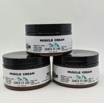 Santa Fe CBD Muscle Cream 500mg at Green Fuego