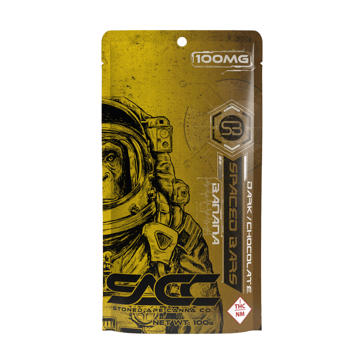 100MG | Dark Chocolate Spaced Bar | Stoned APE at Green Fuego