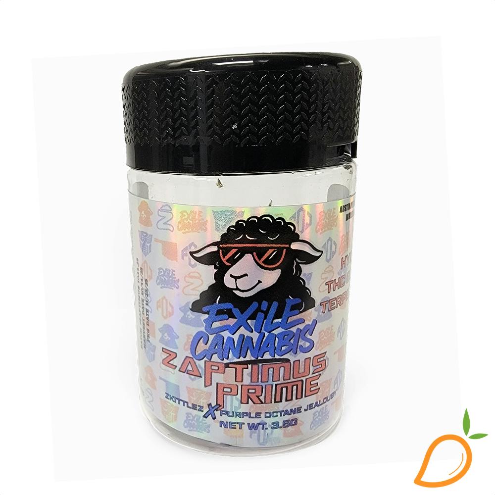 3.5g Gelato 41 Prepackaged Flower Exile Cannabis