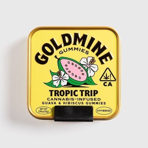 Tropic Trip Guava & Hibiscus Gummies | 100mg | 10ct | 10mg/ea