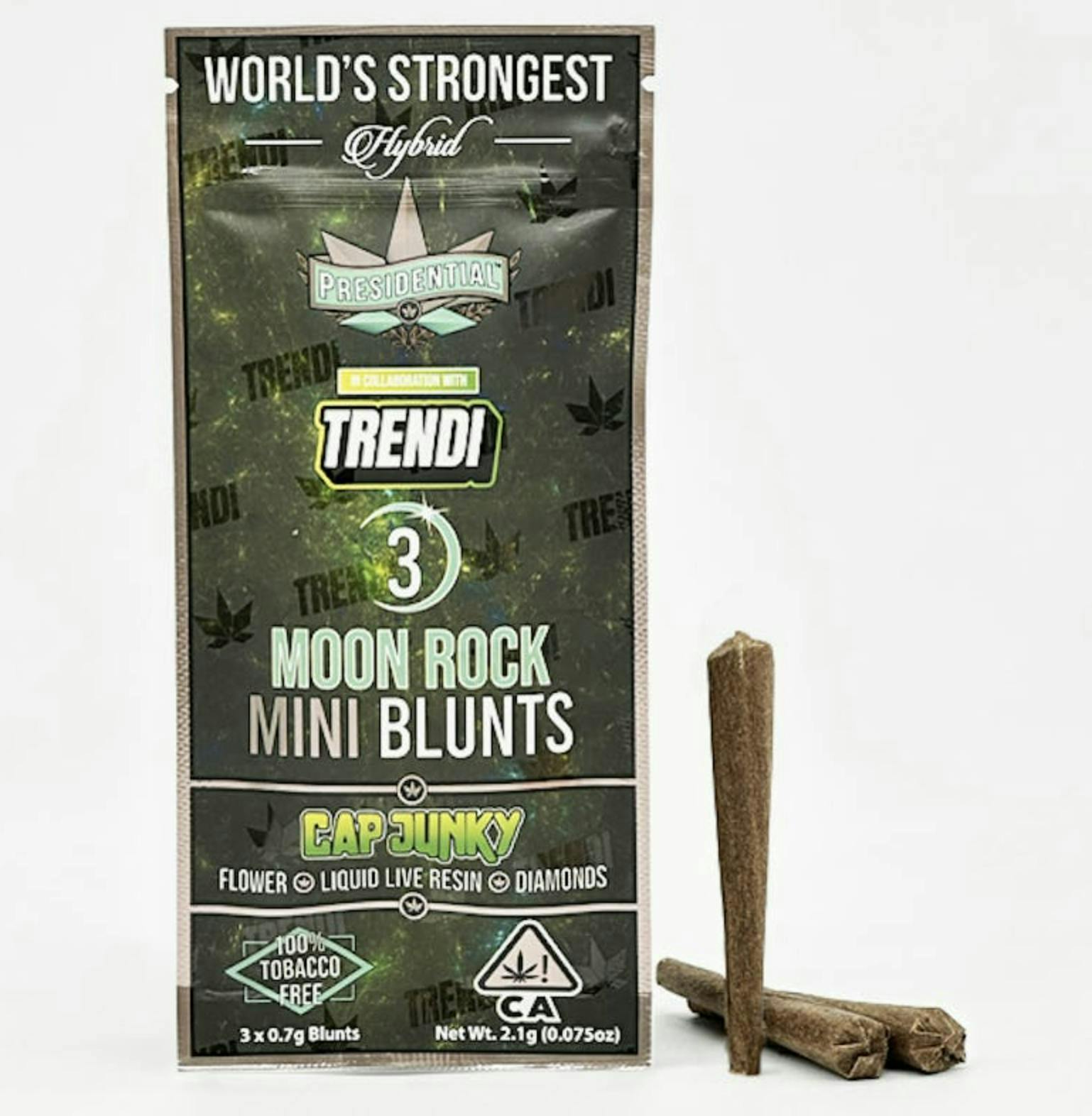 PRESIDENTIAL - — Cap Junky Mini Moonrock Blunts - 2.1 Items