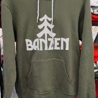 Military Green Hoodie, White Logo | Sweatshirt | Accessories