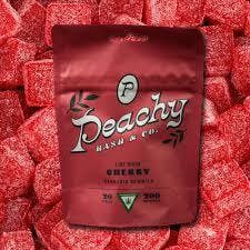 Peachy Hash & Co | Cherry | Live Rosin THC Gummies | 200mg