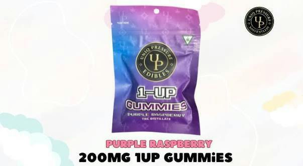 Uniq Pressure | Purple Raspberry | THC Infused Gummies | 200mg