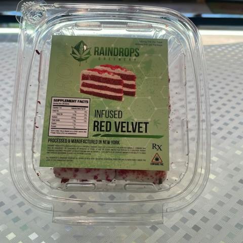 Cannabis Red Velvet Cake at Raindrops Greenery