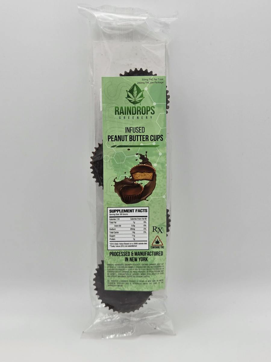 Cannabis Peanut Butter Cups at Raindrops Greenery