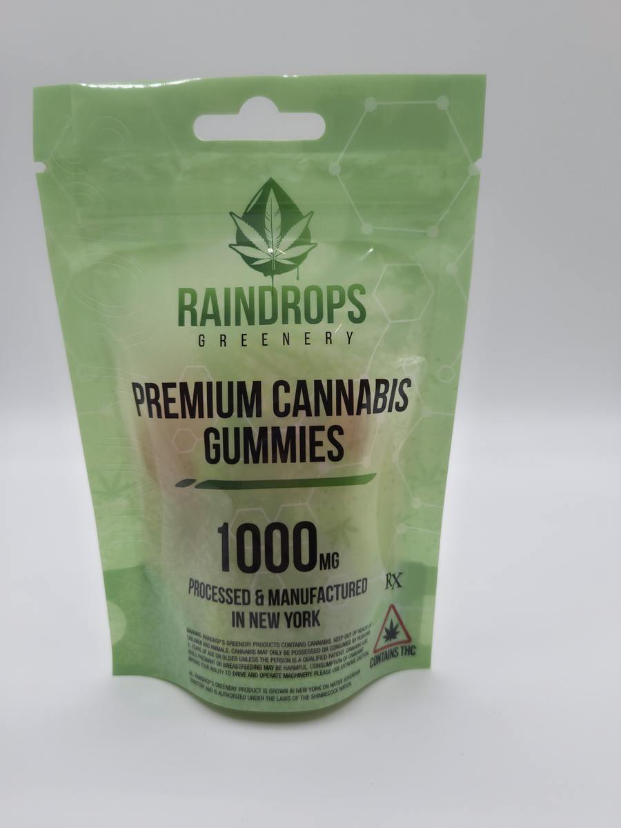 Cannabis Gummies (1000MG) (750MG) (100MG) at Raindrops Greenery