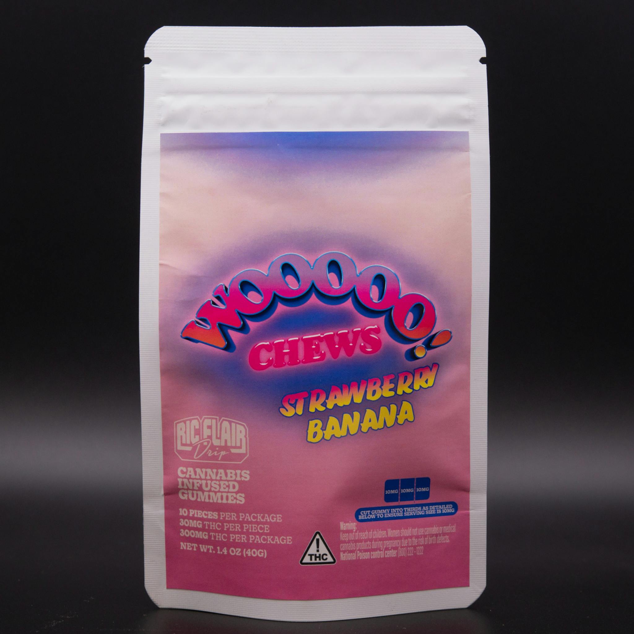 Ric Flair Drip | 300mg | Strawberry Banana | 10pk at DABBS Cannabis Dispensary
