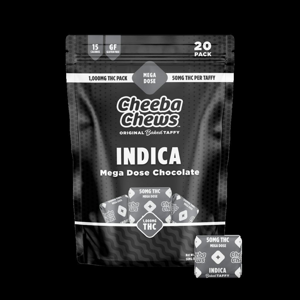 Cheeba Chews | 1000mg | Mega Dose Chocolate | Taffy | 20pk