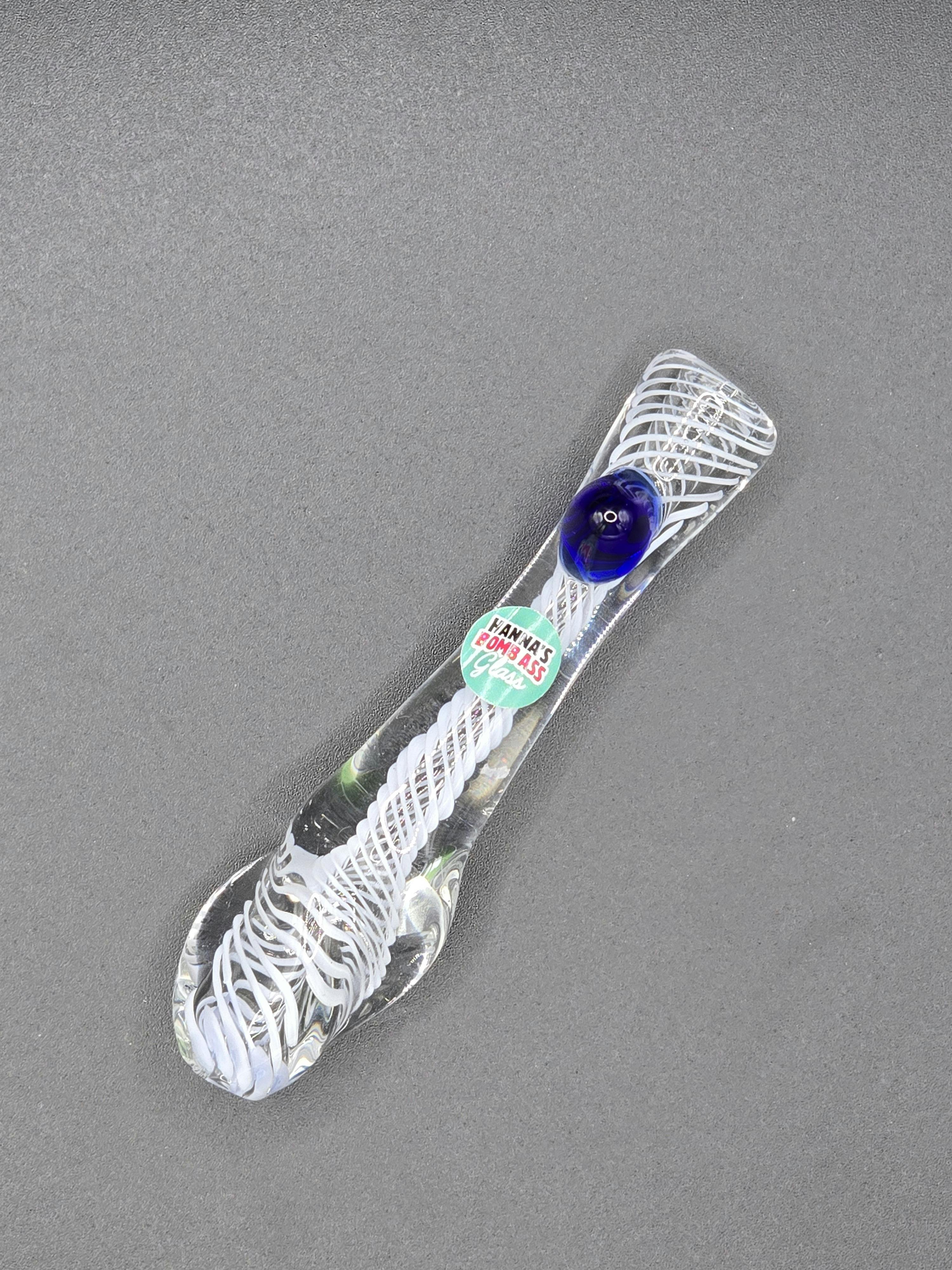Hanna's Bomb Ass Glass - The Hitter - 3" glass one hitter