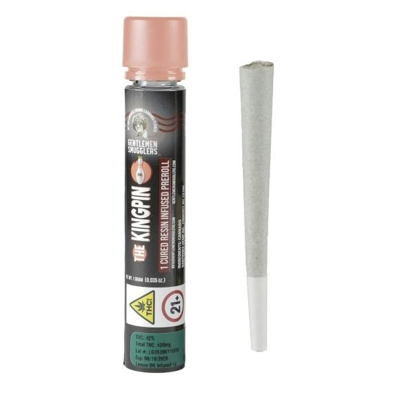 Gentlemen Smugglers - The Kingpin - Lemon OG - Infused Preroll