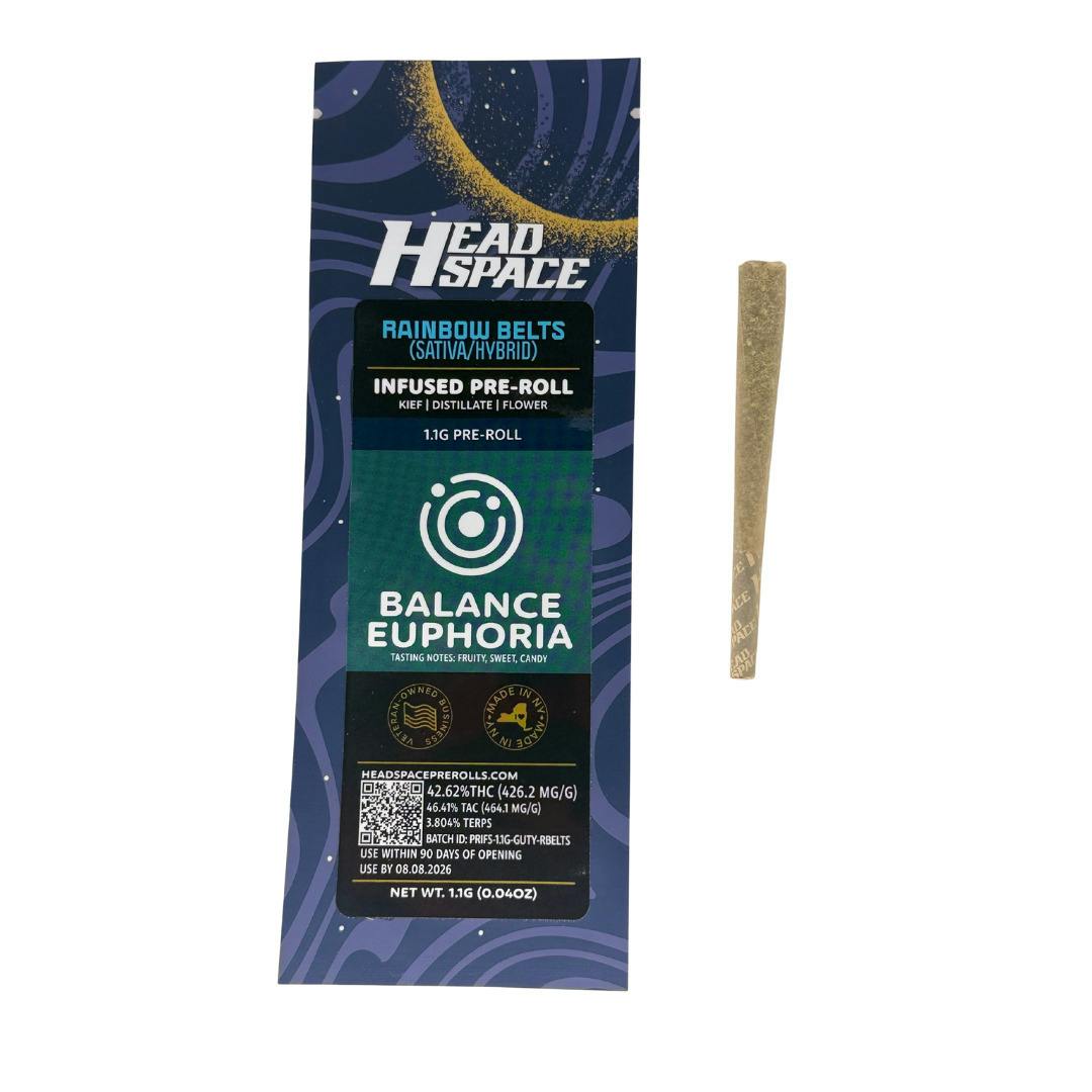 Head Space - Rainbow Belts - Infused Pre Roll (1.1g)