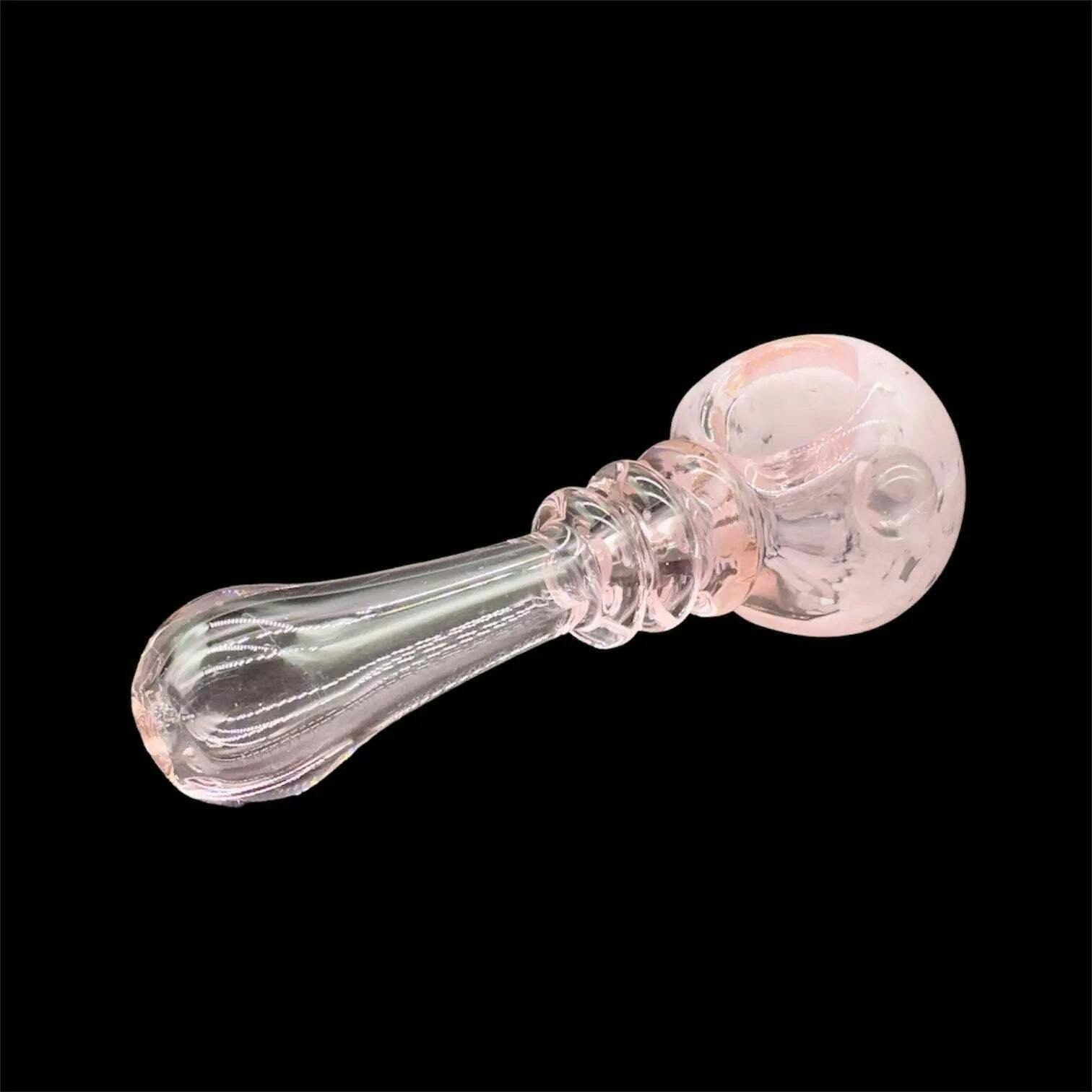 Hanna's Bomb Ass Glass - Pink side 4.5" glass handpipe