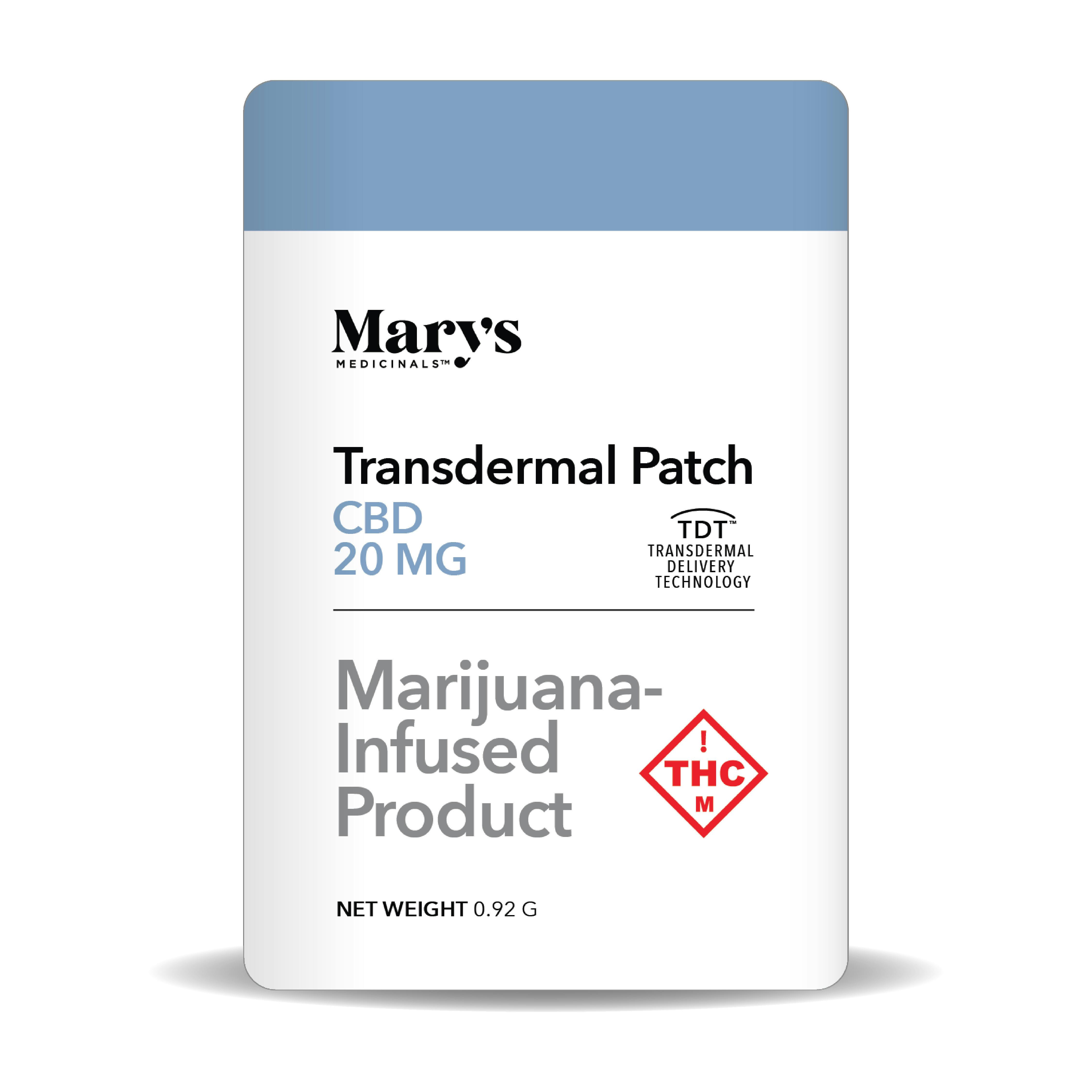 Mary's Medicinals: Patch | CBD