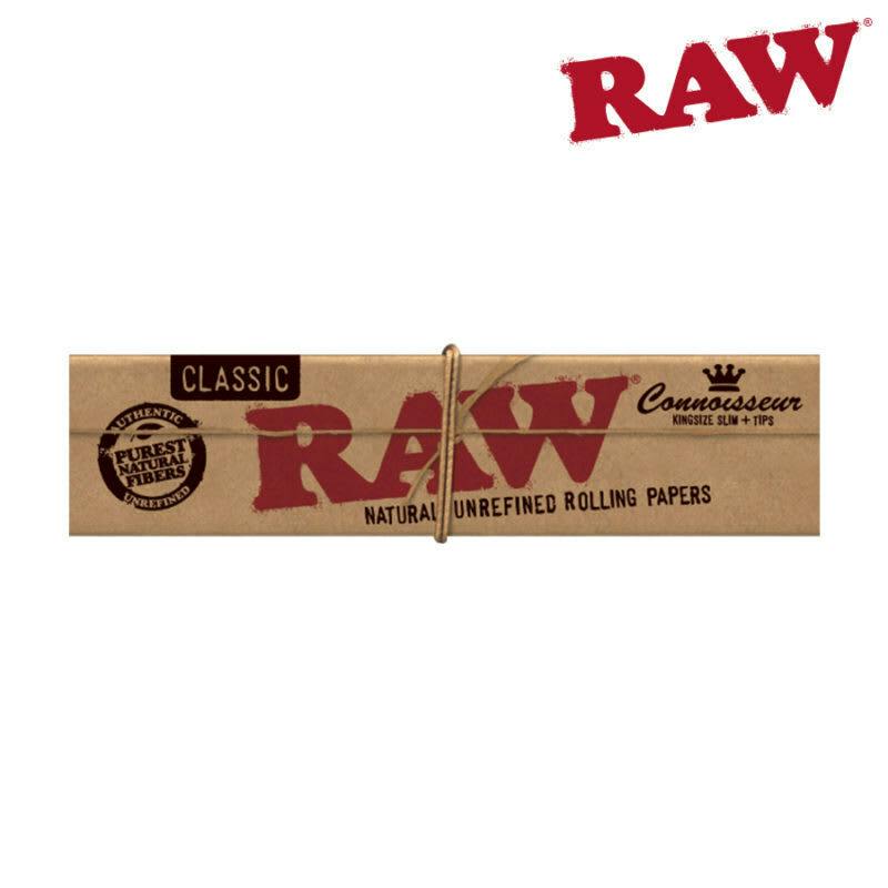 Raw | Connoisseur King Size Slim + Tips