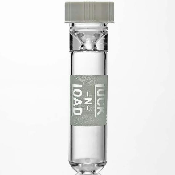 Lock-N-Load - 20mm Stagati Chillum Pipe - g