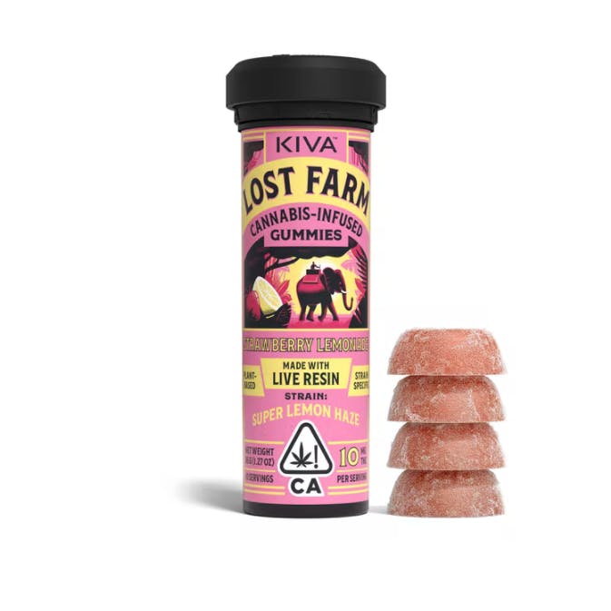 Kiva Confections - Lost Farm: Strawberry Lemonade X Super Lemon Haze