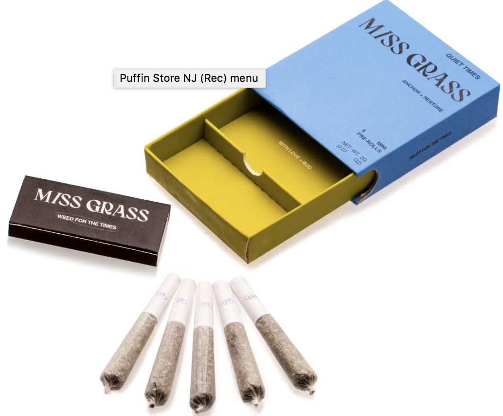 MISS GRASS PREROLL 5-PK- DOUBLE OG