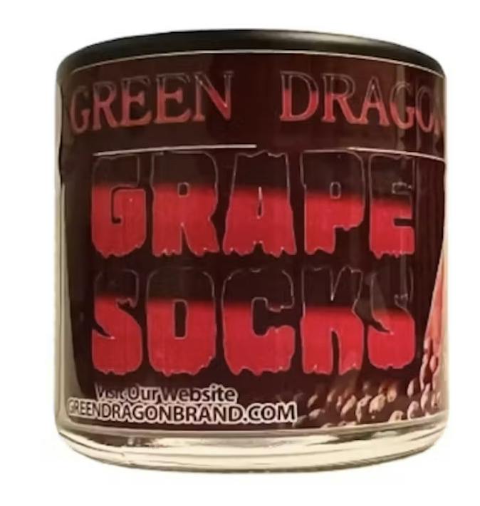 Green Dragon Grape Socks