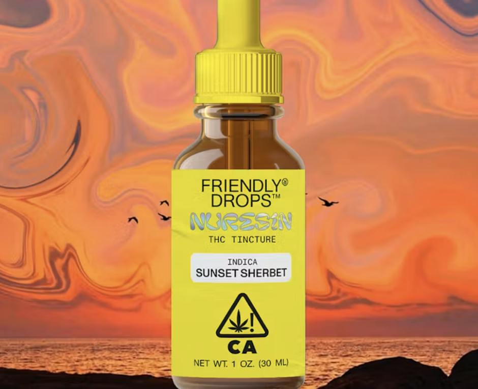 FRIENDLY BRAND 1000MG TINCTURE- SUNSET SHERBET