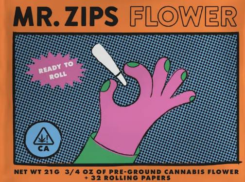 MR. ZIPS READY TO ROLL- 21G GOVERNMINT OASIS