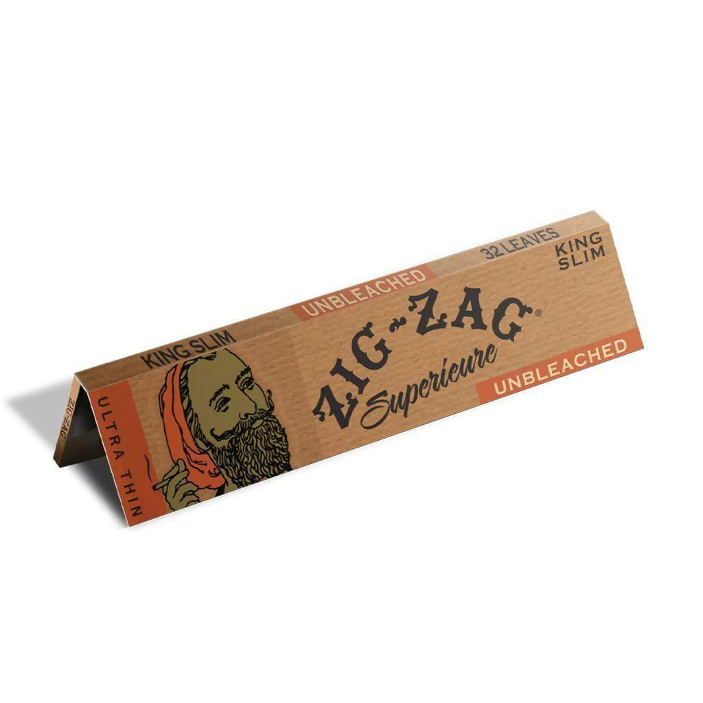 Zig Zag Unbleached King Size Slim Rolling Papers Each