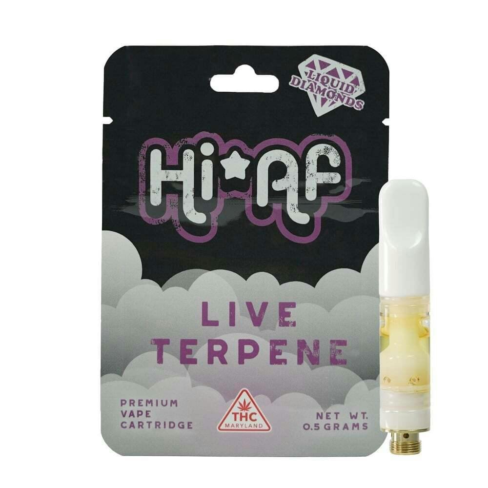 HiAF LA Confidential Live Terpene Cartridge 0.5g
