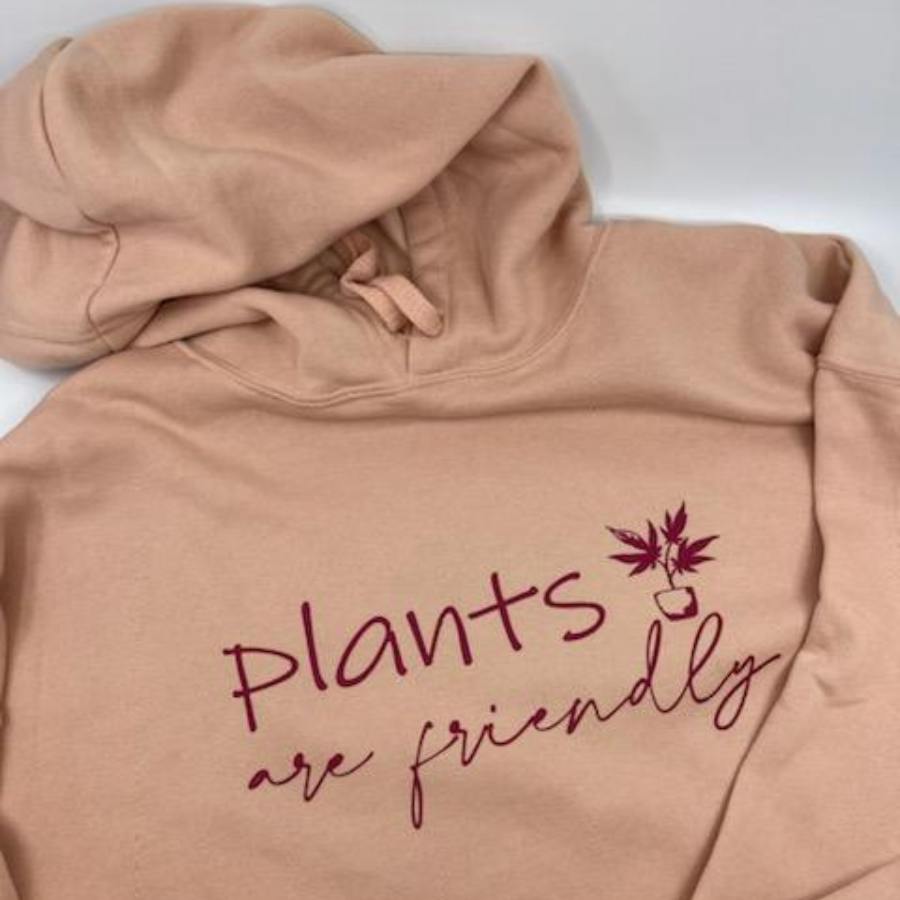 GCB Womens Cropped Fleece Hoodie SM