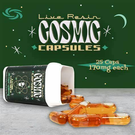 Cosmic Live Resin Capsules EXTRA STRENGTH 170mg Per Capsule