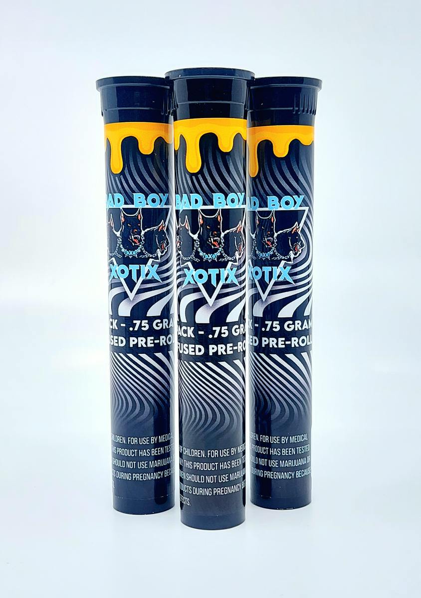 Bad Boy Xotix 2 Pack - .75g Infused Pre-rolls
