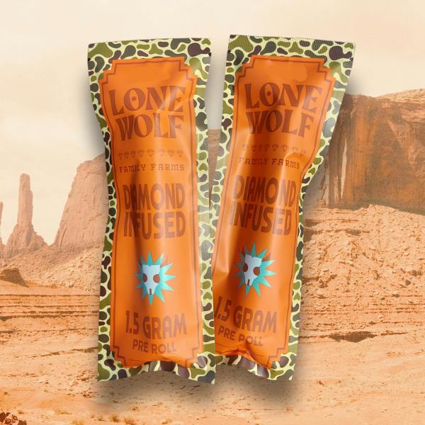 Lone Wolf Diamond Infused 1.5g Pre-roll