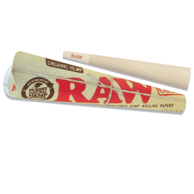 RAW ORGANIC HEMP 1¼ CONES - ONE SIZE